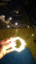 Led-Strip Garland Battery-Operated Party-Decoration Fairy Silver Christmas Wedding Copper