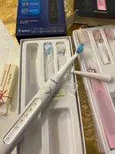 Fairywill-cepillo de dientes eléctrico sónico para adulto, FW-507 recargable por USB, resistente al agua, 8 cabezales de repuesto