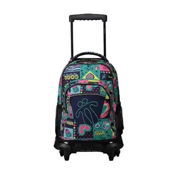 

School Rucksack with Wheels Totto Rue Bomper (52 X 37 x 25 cm)