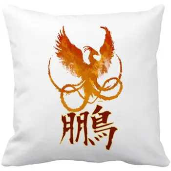 

Cushion with insert Phoenix Kanji created by Henry Simon