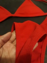 Microbikini brasileño con tanga de mujer, traje de baño liso blanco y negro con tanga y copa pequeña, bikinis sexis de talle alto para playa y piscina de mujer