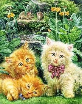 

Painting by numbers "fluffy cuties" color kit cg866