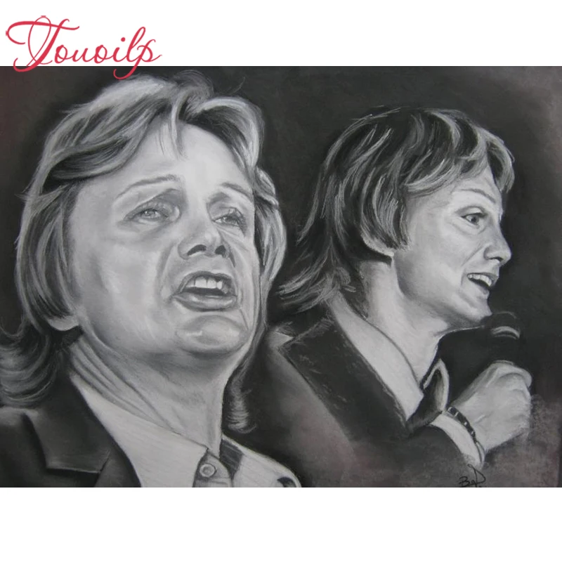 

new rock singer spuare diamond painting Claude Francois cross stitch craft plastic canvas kits diamond painting singer