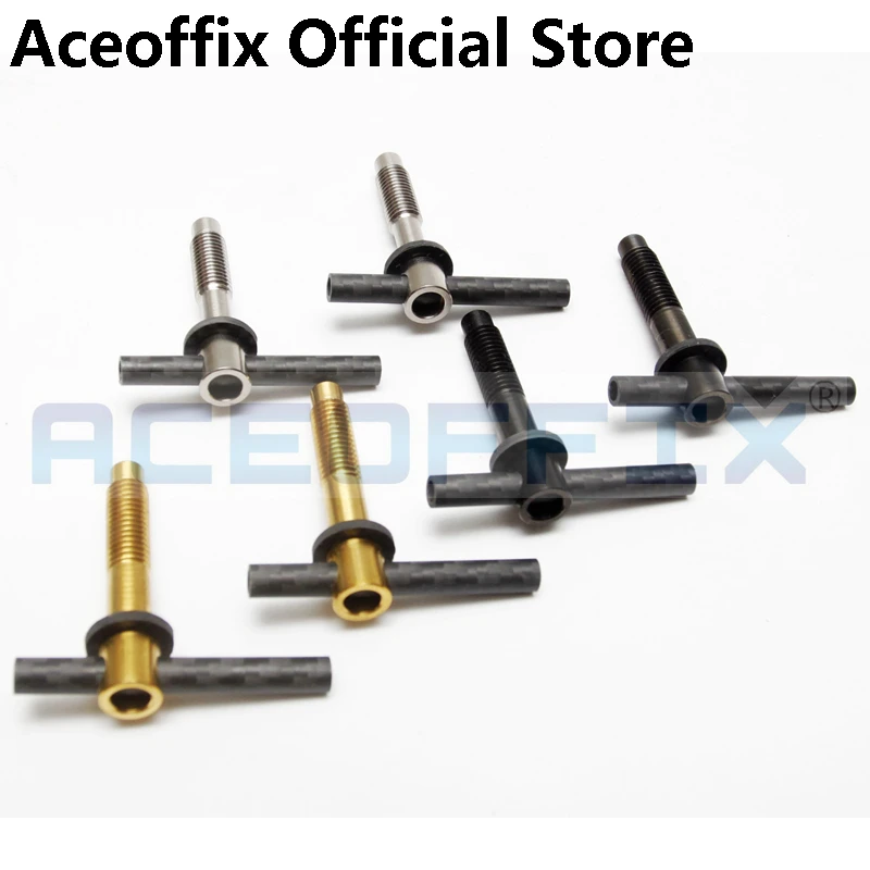 

Aceoffix Brompton Hinge Clamp Lever titanium carbon TC4 CNC hcl-TIC