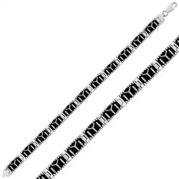 

KUTAYDAN 925 Sterling Silver Kayi Length Male Bracelet