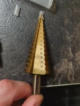 Juego de brocas de titanio para perforar metal, kit de herramientas de varillas de paso HSS, cortador de agujeros de 4-12/20/32mm con núcleo de cono de madera + 3,6,8 perforadoras, por 6 uds.