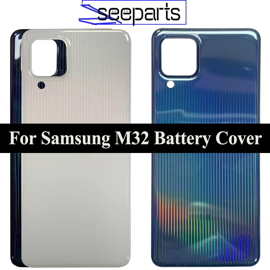 

Задняя крышка батарейного отсека для Samsung Galaxy M32 запасные части для Samsung M32 M325FV M325F/DS Крышка батарейного отсека