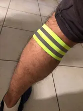 Bandas reflectantes elásticas para brazo, pierna y correas de tobillo, reflectantes de seguridad, cintas de correa para correr por la noche, caminar y ciclismo