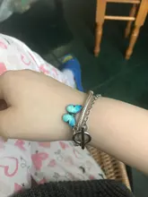 Pulseras de mariposa para parejas, brazaletes de diseño Ins para mujer, estudiantes, novia, hermana, regalo, Charms