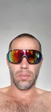 ELAX-Gafas de ciclismo deportivas para hombre y mujer, lentes de sol para ciclismo de montaña, UV400, 2019