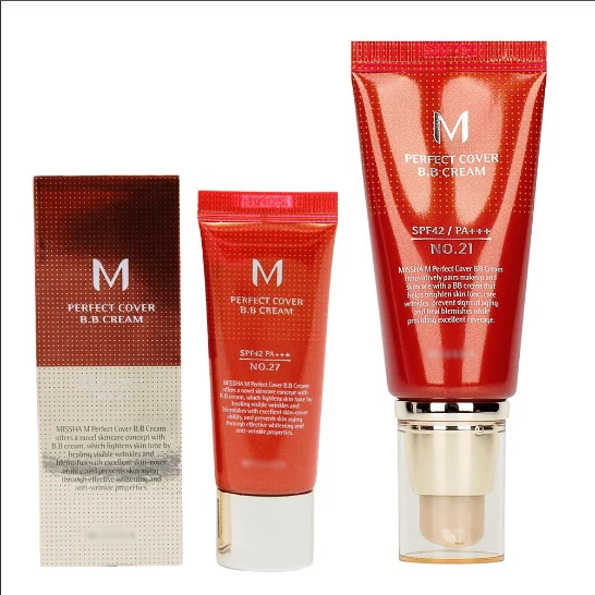 Korean BB cream Missha M perfect cover B.B 20 ml 50 Face Care cosmetics original |