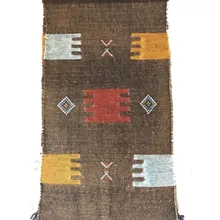 Ковер сабрас шелк и хлопковый гобелен этнический Восточно-африканский