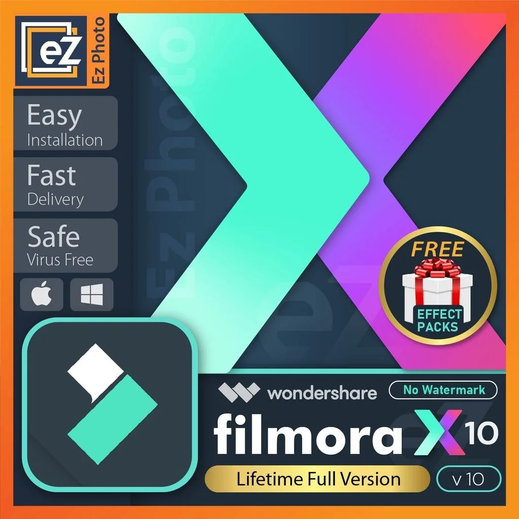 Filmora X V10-Windows, 64 bits, Macos