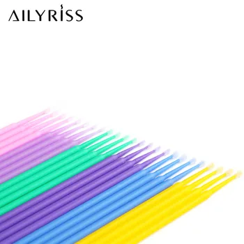 

Disposable Individual Micro Brush 500pcs Eyelashes Extension Tools Lash Removing Swab Micro Brush Eyelash Tool Personal Care