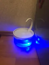 Fuente de Gato de 2L con luz azul, dispensador de agua automático alimentado por USB, alimentador de gatos, filtro de bebida para gatos y perros, proveedor de mascotas