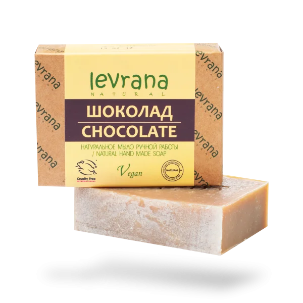 Косметика, натуральная косметика, Levrana, Леврана, Натуральное мыло, NHMS25, Натуральное мыло ручной работы Шоколад, 100 гр