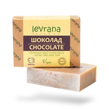 Косметика, натуральная косметика, Levrana, Леврана, Натуральное мыло, NHMS25, Натуральное мыло ручной работы Шоколад, 100 гр