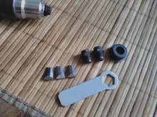 LOMVUM-taladro inalámbrico remachador accesorios, Adaptador de remaches de pistola eléctrica, herramientas eléctricas