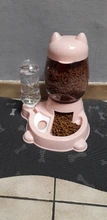 Automatic Feeder Bowl Food-Feeding-Container-Supplies 528ml-Bottle Drinking-Water Kitten
