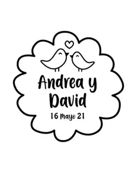 

Names and date #2 - 12 cm x 12 cm-square medium