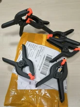 Plastic Clips Spring-Clamp Working-Tools Adjustable-Clamps Wood Outillage 3inch for 6pcs/Lot