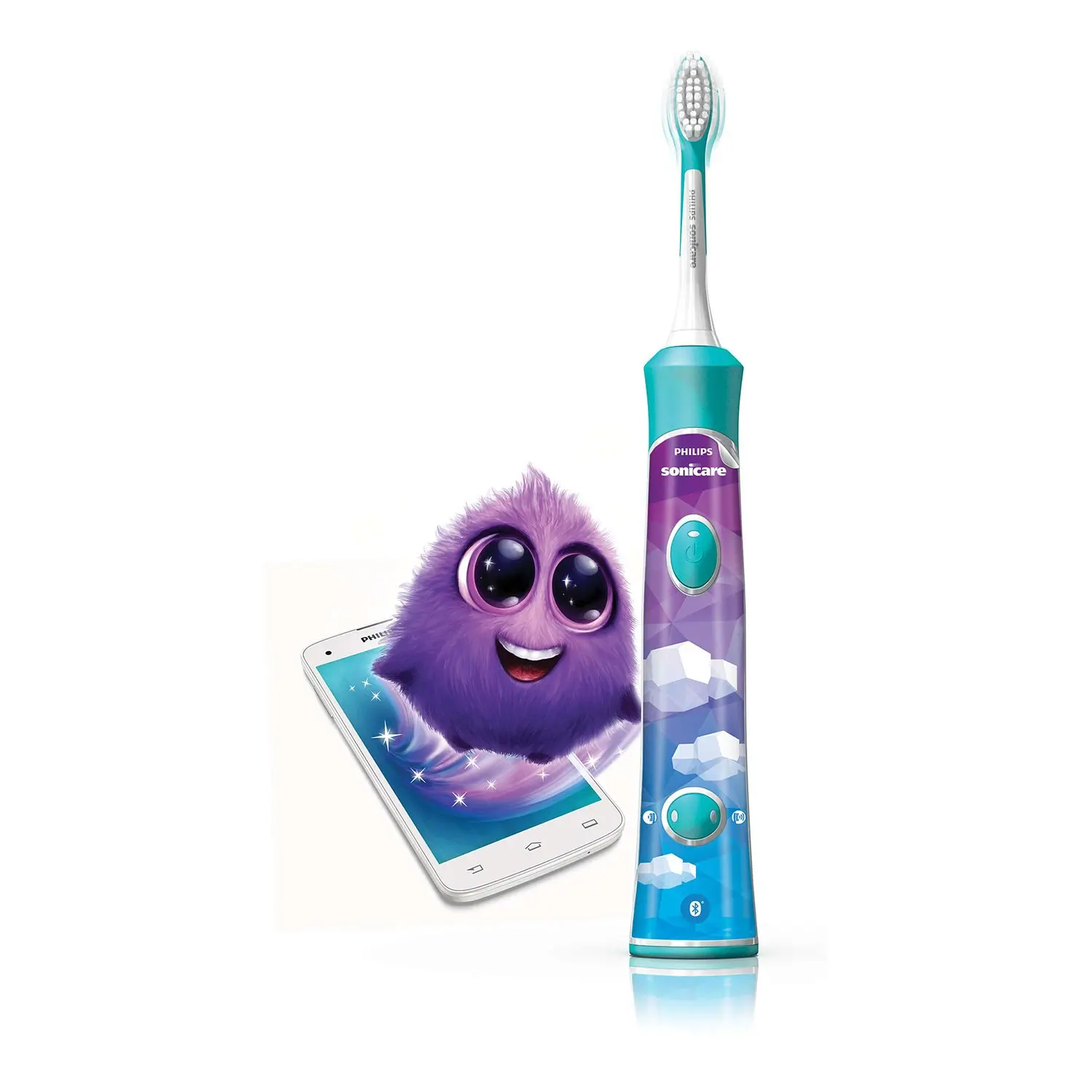 Зубная щетка Philips Sonicare For Kids электрическая с поддержкой Bluetooth HX6322/04|Зубные щетки| |