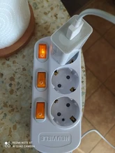 Power-Strip Switches Sockets Surge-Protection Electrical-Extension Independent 5/6-Outlets