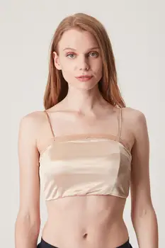 

Women Hanging Rope Lined Lace Detail Crop