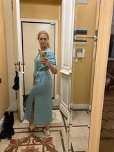 Tunic Beach Cover-Up Sarong Kaftan Swim-Wear Long Cotton -Q1111 Saida-De-Praia Vestido