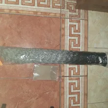 La naturaleza pelo Afro Pelo Rizado mechones extensiones con cierre Ombre oro 30 pulgadas suave súper largo pelo sintético del pelo de la onda