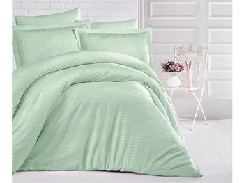 

Multicolored 100% Cotton Striped Single Duvet Cover Set MİNT