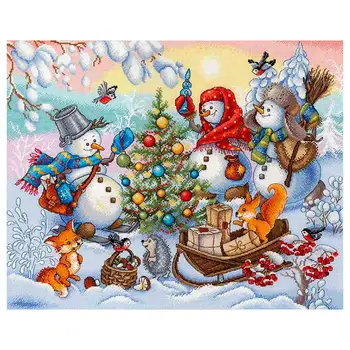 

Нв-731 set for embroidery mulina MP studio 'druzhnaya compy' 32*40 cm