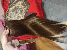Eunice-coletero largo y recto con Clip en la cola, postizo con horquillas, extensiones de cabello sintético