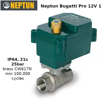 

Ball valve with electric actuator Neptun Bugatti Pro 12V 1 electrical ball valve Electric actuated ball valves
