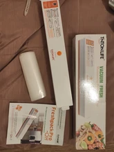 TINTON LIFE-Sellador de alimentos al vacío para la cocina, máquina de sellado con longitud de hasta 28cm, incluye rollos de bolsa selladora de 12x500cm, 15x500cm, 20x500cm, 25x500cm o 28x500cm por 5 uds.