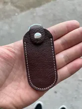 Bolsas de almacenamiento de cuero genuino para disco U, cubierta protectora para maletines de disco U para unidad Flash USB, pendrive, color negro