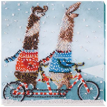 

Amv-036 set for embroidery with beads 'tandem '20*20 cm