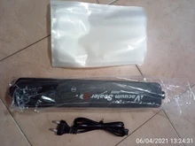 Sellador de alimentos al vacío para cocina, máquina automática de envasado comercial de 220V/110V, sellador del vacío de la comida del hogar, incluye 10 Uds. De bolsas