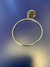 Pendientes de Clip redondos grandes para mujer, joyería Simple de color dorado, chapado en plata geométrico, clip para oreja hueca grande