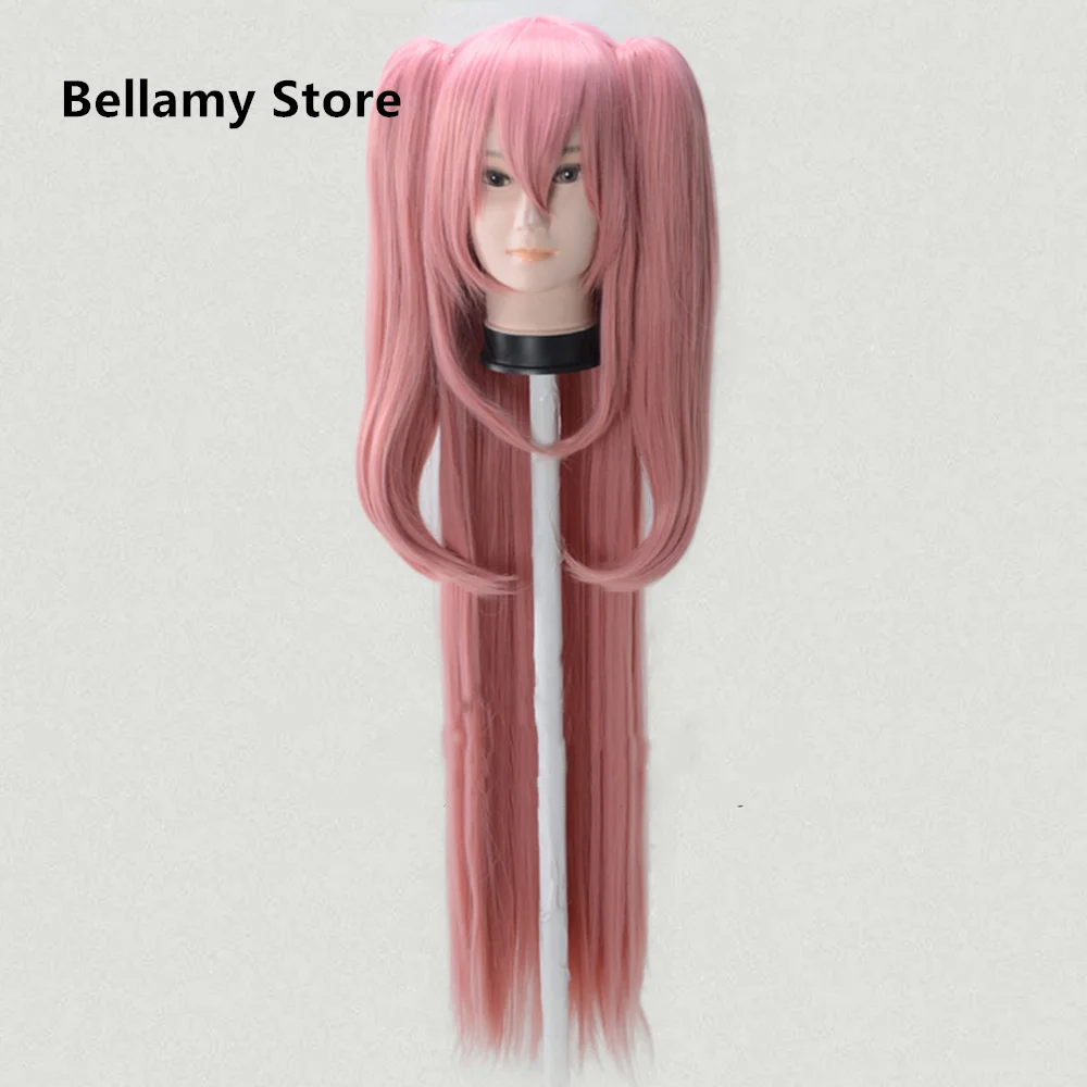 

Cosplay wigs Seraph of the end Krul Tepes Bean paste powder straight long hair wigs cap