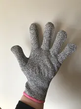 GMG-Guantes de seguridad anticortes nivel 5, guantes de trabajo gris o negro, protección contra cortaduras, gran oferta, HPPE EN388 ANSI