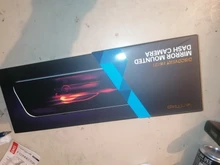 VanTop-Cámara de salpicadero HF12TQ para coche, espejo de 12 pulgadas, 4K, Control por voz, pantalla completamente táctil, cámara de visión trasera, GPS, impermeable, visión nocturna