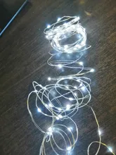 Led-String-Light Garland Battery-Operation Party-Decor Copper-Wire Christmas-Tree Wedding