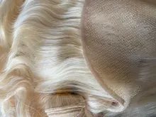 613 mechones con Frontal Rubio 3 mechones con 13X4 cierre brasileño 613 Remy recto mechones de cabello humano postizo mechones con Frontal