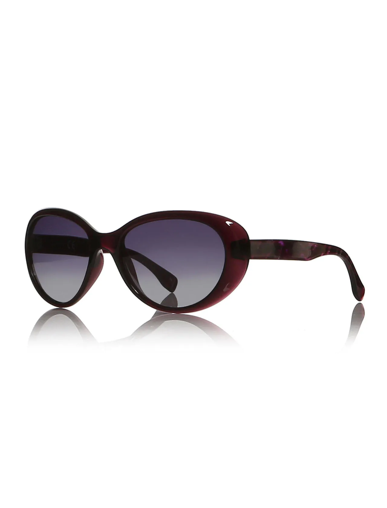

Women's sunglasses S. C 4087 03 bone Burgundy organic rectangle rectangular 57-18-135 suncity