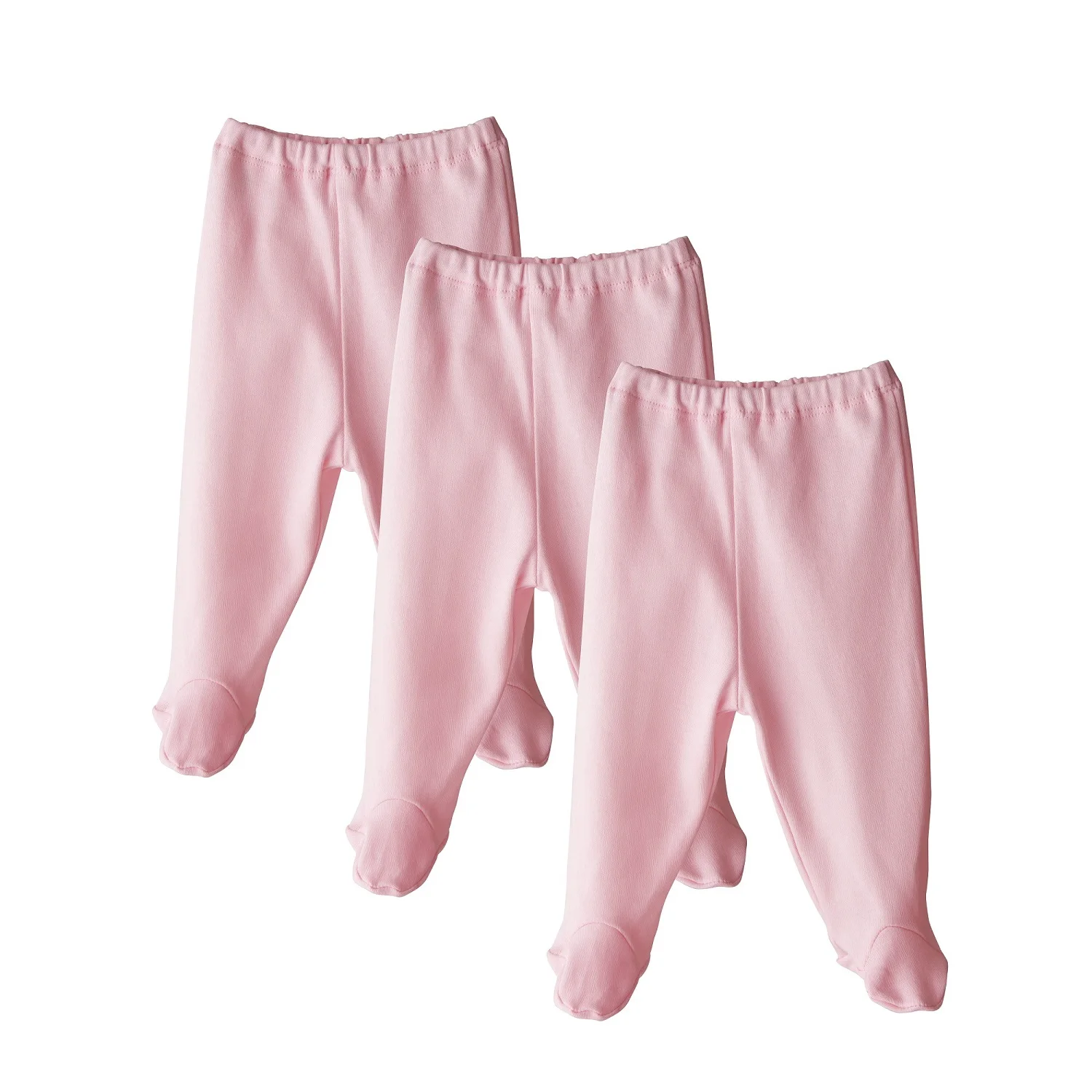 Newborn Baby Footed Pants Set 3 PCS Newborn Baby Girl Clothes Baby