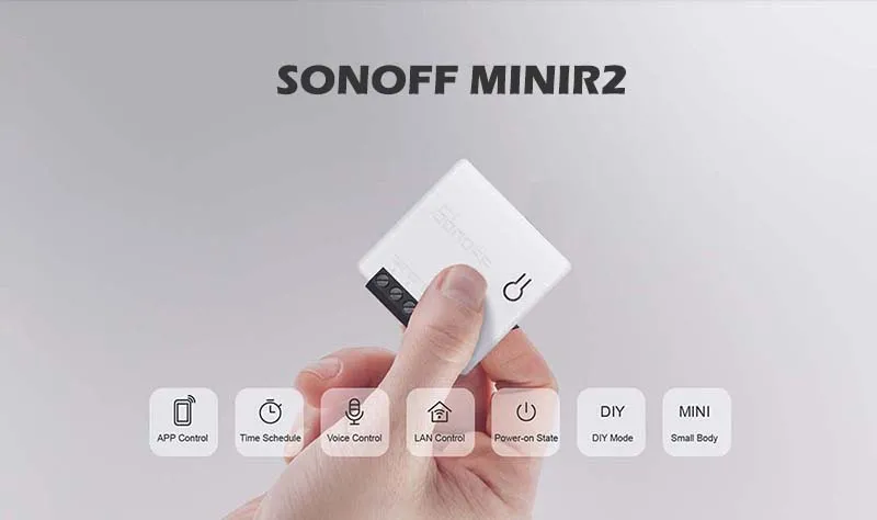 1-30Pieces SONOFF R2 Wifi Mini Switch Timer Wireless Switches Smart Automation Remote/Voice Control by eWelink Alexa Google Home