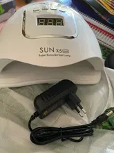 SUNX5 Max-Lámpara LED para secado de uñas, lámpara UV de hielo de 45/36/18 LED para secado de esmalte de Gel, temporizador, herramientas de manicura con Sensor automático, 90/72/36W