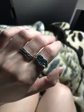 Anillos creativos de cara llorando para mujer, nueva moda femenina, anillo ajustable, joyería de Bar para mujer, joyas del Club nocturno, regalos