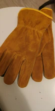 Guantes de trabajo de seguridad para hombre, guantes de soldadura de cuero de vaca, protectores de seguridad para jardín, deportes, MOTO, resistentes al desgaste, guantes, ng4015